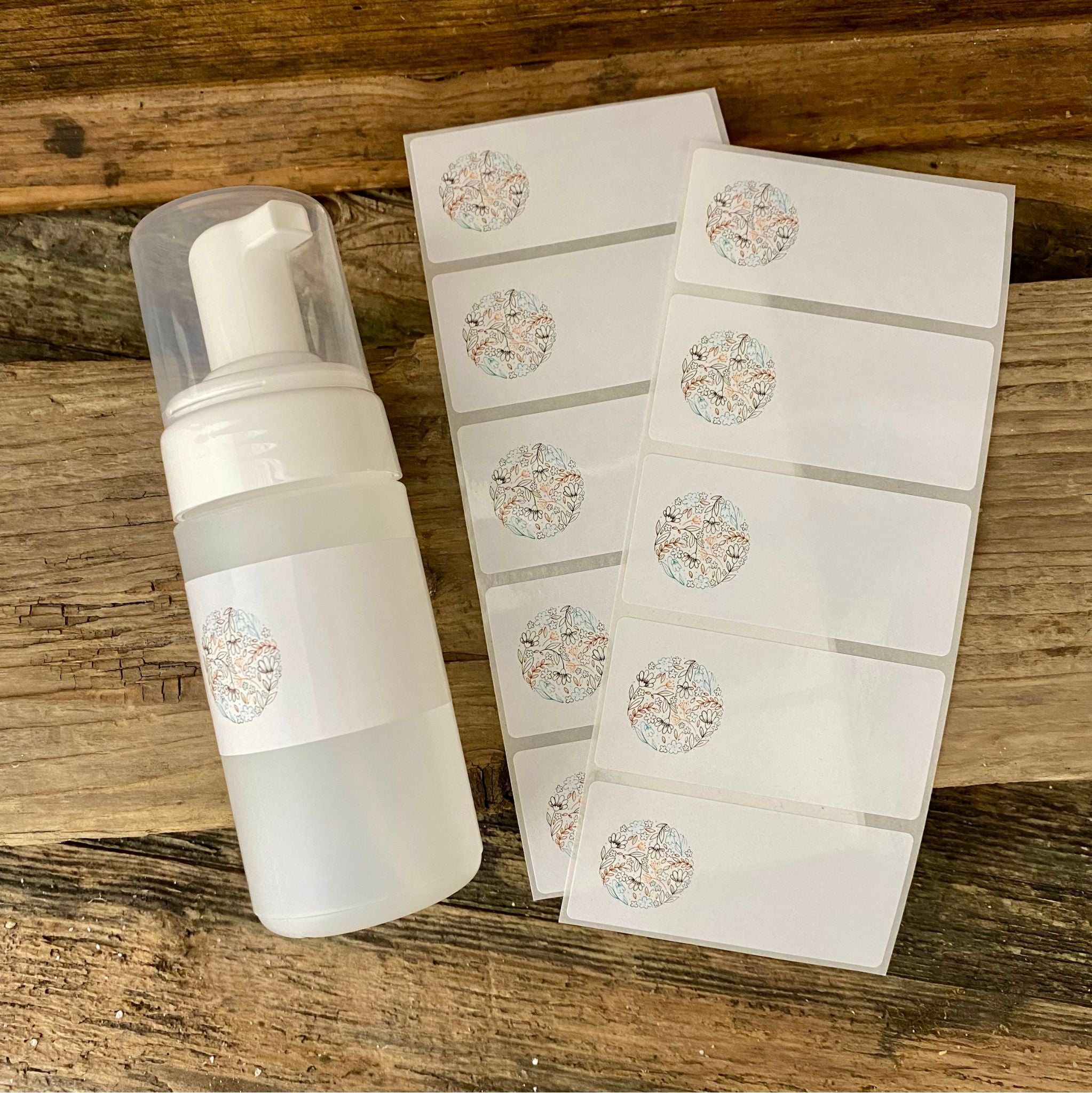 Etikette Blumenmandala