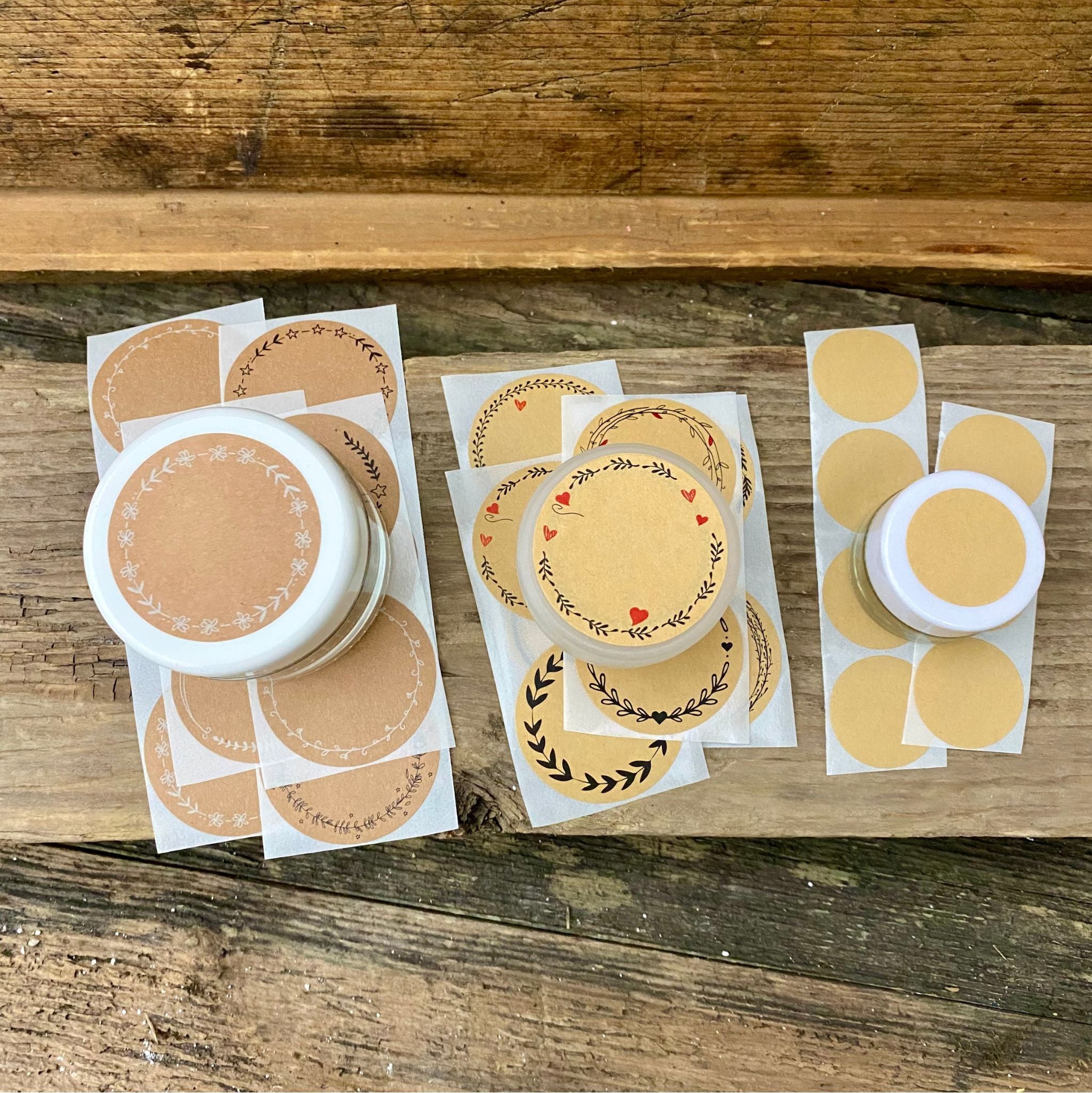 Aufkleber rund 25 Stk.