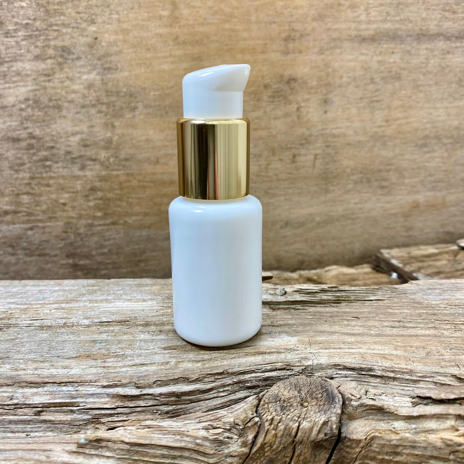 Glasflakon Opal 30 ml, Lotionpumpe