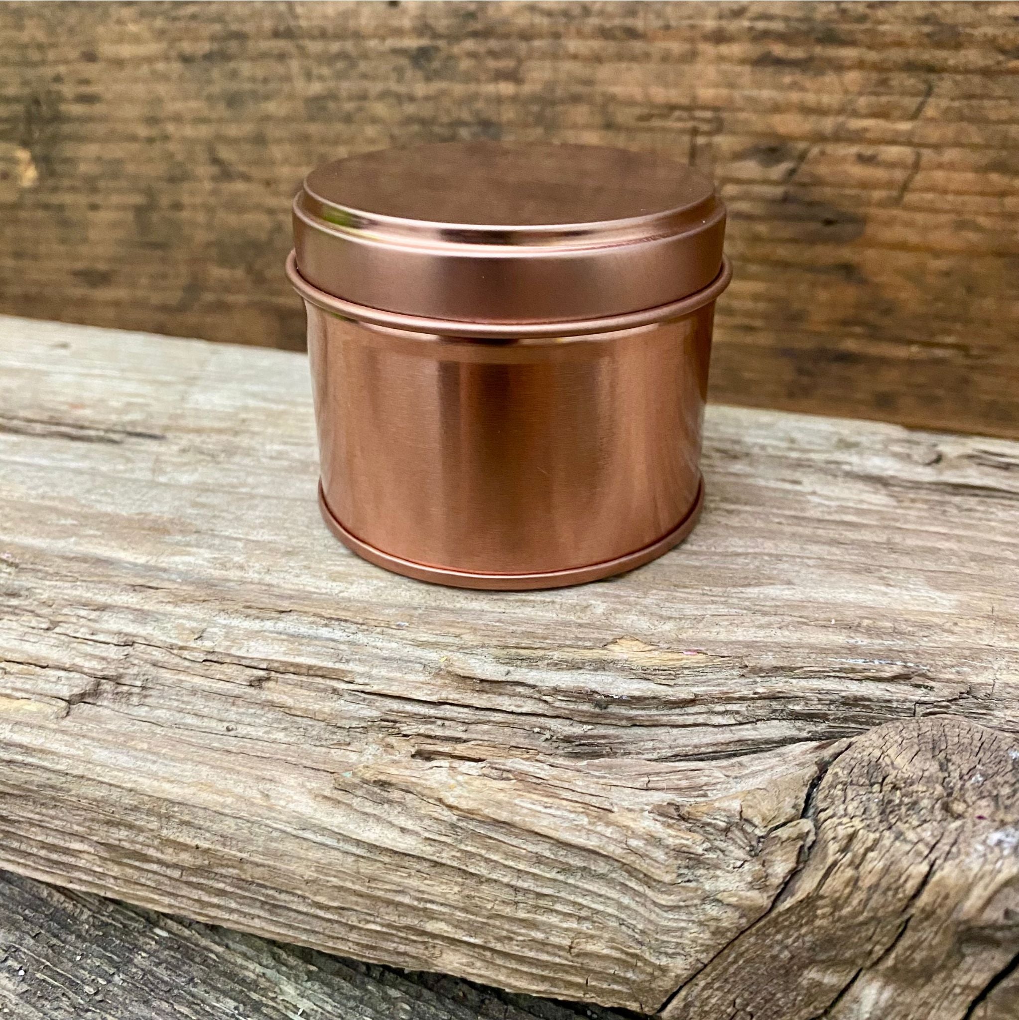 Kerzendose 100 ml - rotgold