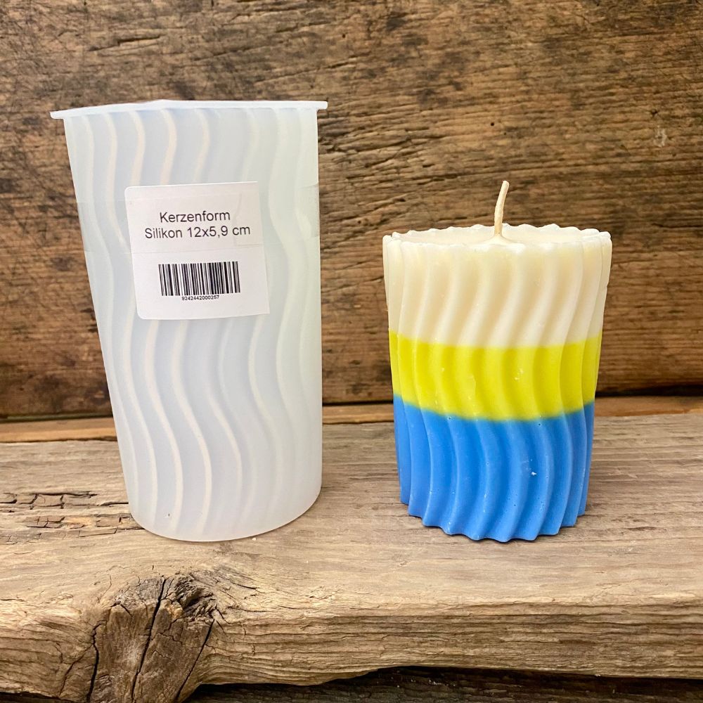 Kerzenform Silikon 12 cm Ø 5,9 cm